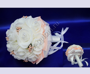 Букет дублер для невесты с белыми розами